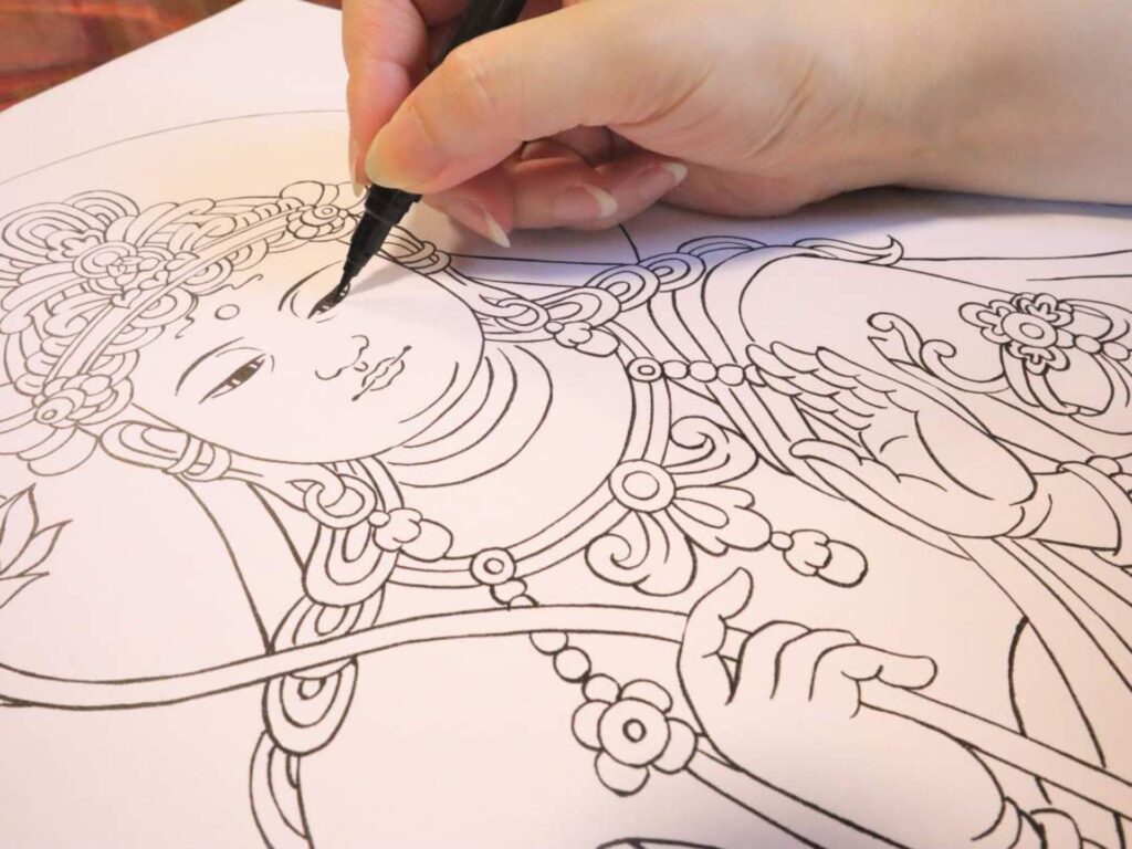 真言宗のお寺で心の大そうじ！　〜手ぶらで写経・写仏体験〜